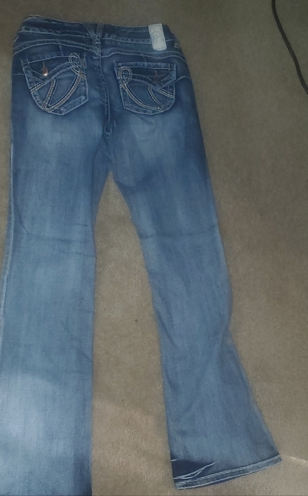 Vanity Blue Flare Wide Leg Jeans